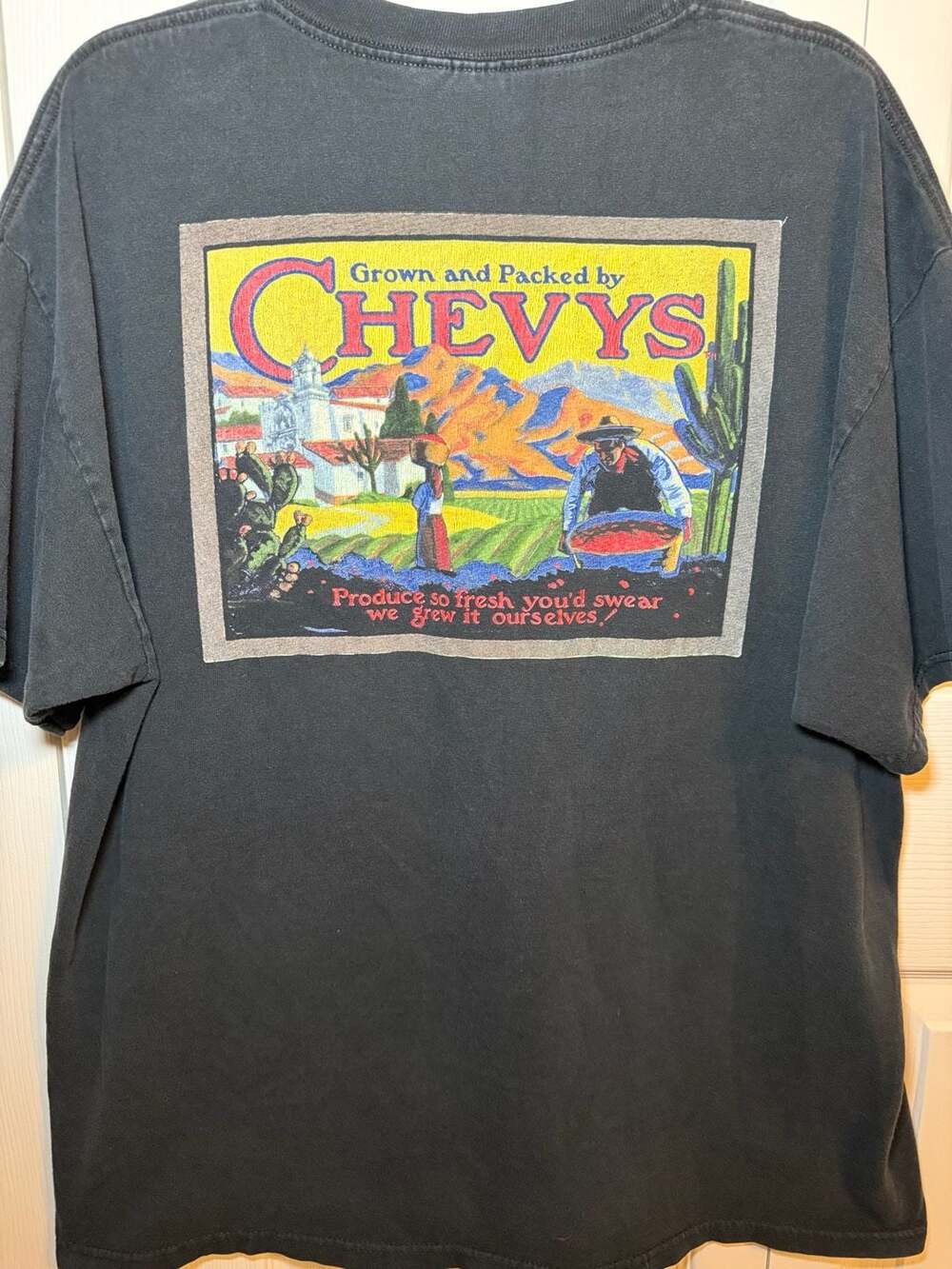 Vintage Chevys Fresh Mex Restaurant Graphic T-Shirt